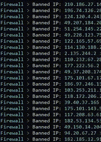 DDoS Filtering Log